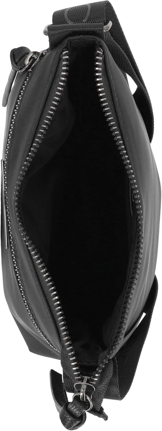 image:imageNautica Diver Nylon Small Womens Crossbody Bag Purse with Adjustable Shoulder StrapZipper Up Black