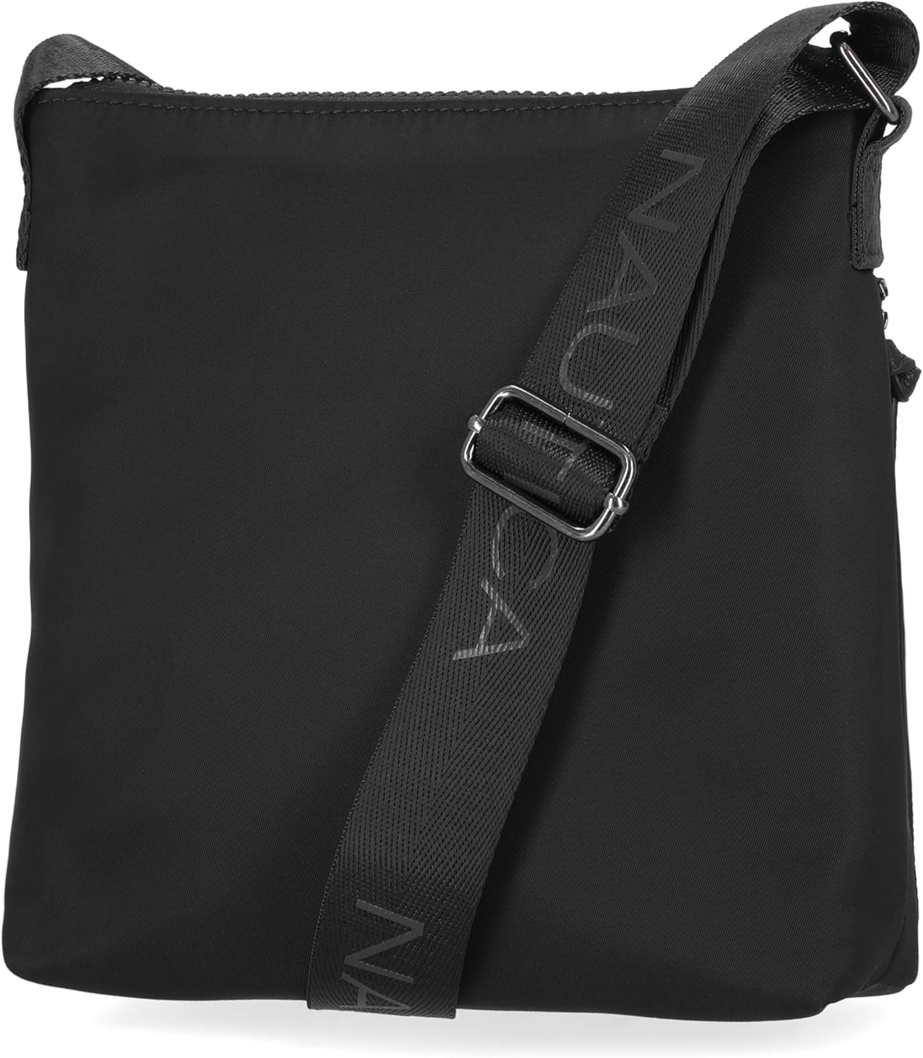 image:imageNautica Diver Nylon Small Womens Crossbody Bag Purse with Adjustable Shoulder StrapZipper Up Black