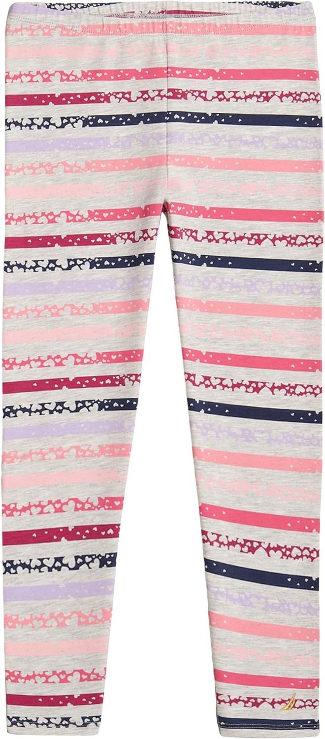 image:imageNautica Girls Leggings Full Length Pullon Stretch Pants with Elastic Waistband amp Logo DetailOatmeal Multi