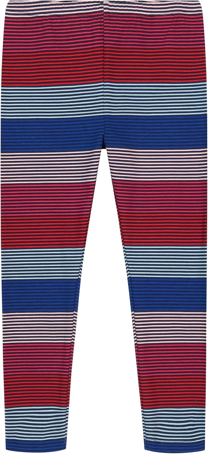 image:imageNautica Girls Leggings Full Length Pullon Stretch Pants with Elastic Waistband amp Logo DetailPeacoat Stripe