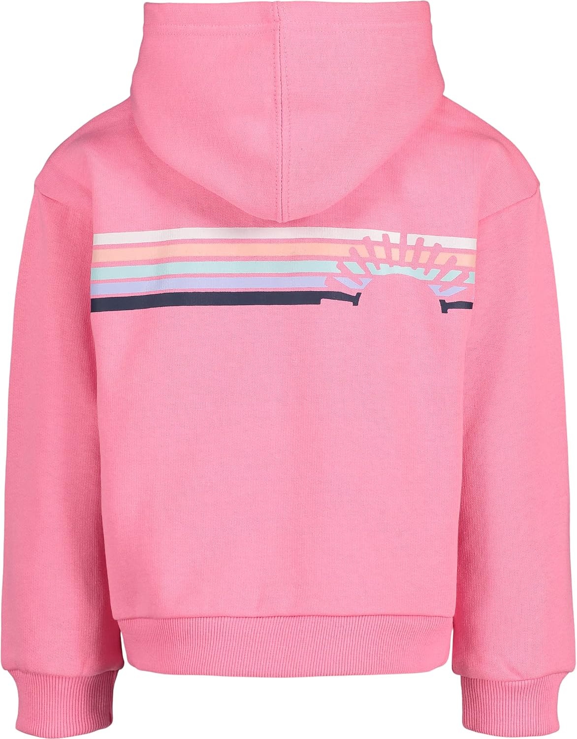 image:imageNautica Girls Logo Sweatshirt Fleece Hoodie With Fullzip Front amp PocketsPink Sunset