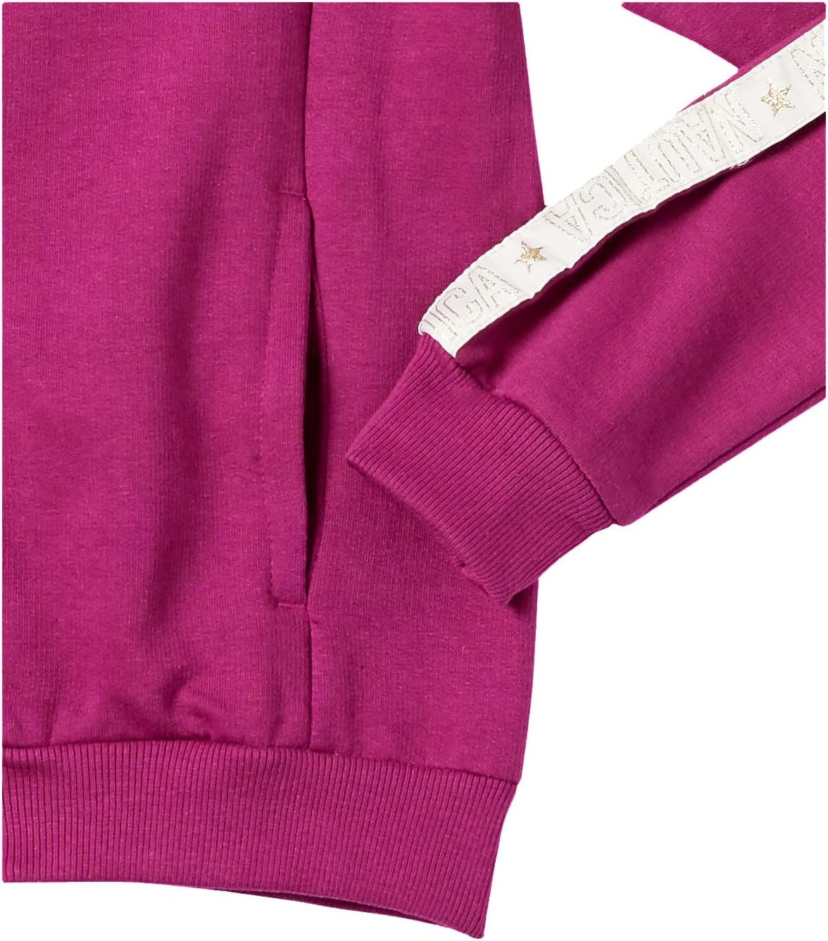 image:imageNautica Girls Logo Sweatshirt Fleece Hoodie With Fullzip Front amp PocketsRasberry Radiance