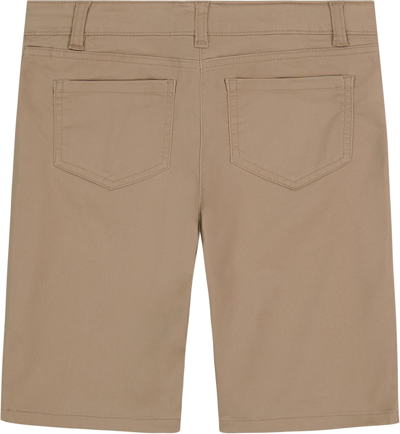 image:imageNautica Girls School Uniform Bermuda Shorts Pullon Fit Stretchy Material Functional PocketsKhaki
