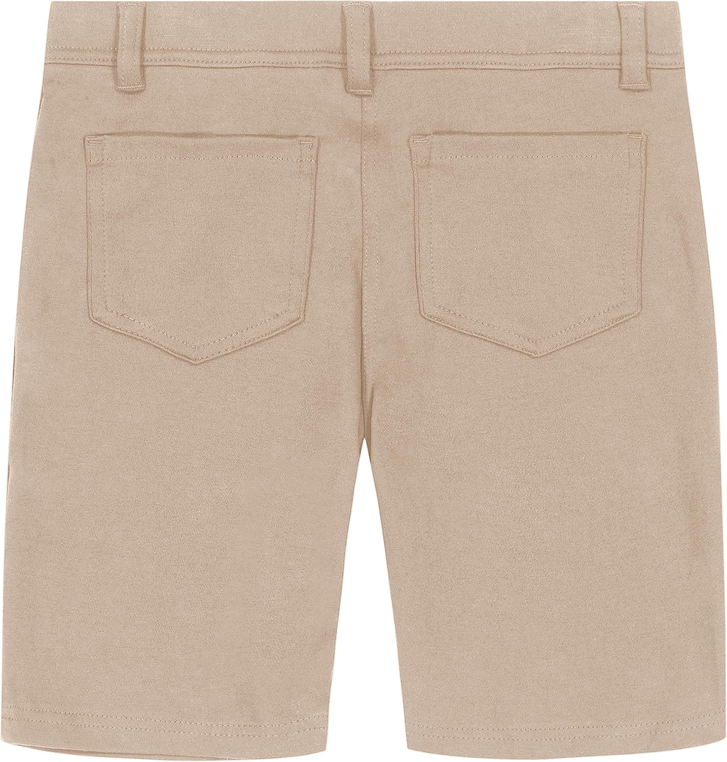 image:imageNautica Girls School Uniform Bermuda Shorts Pullon Fit Stretchy Material Functional PocketsKhaki Knit