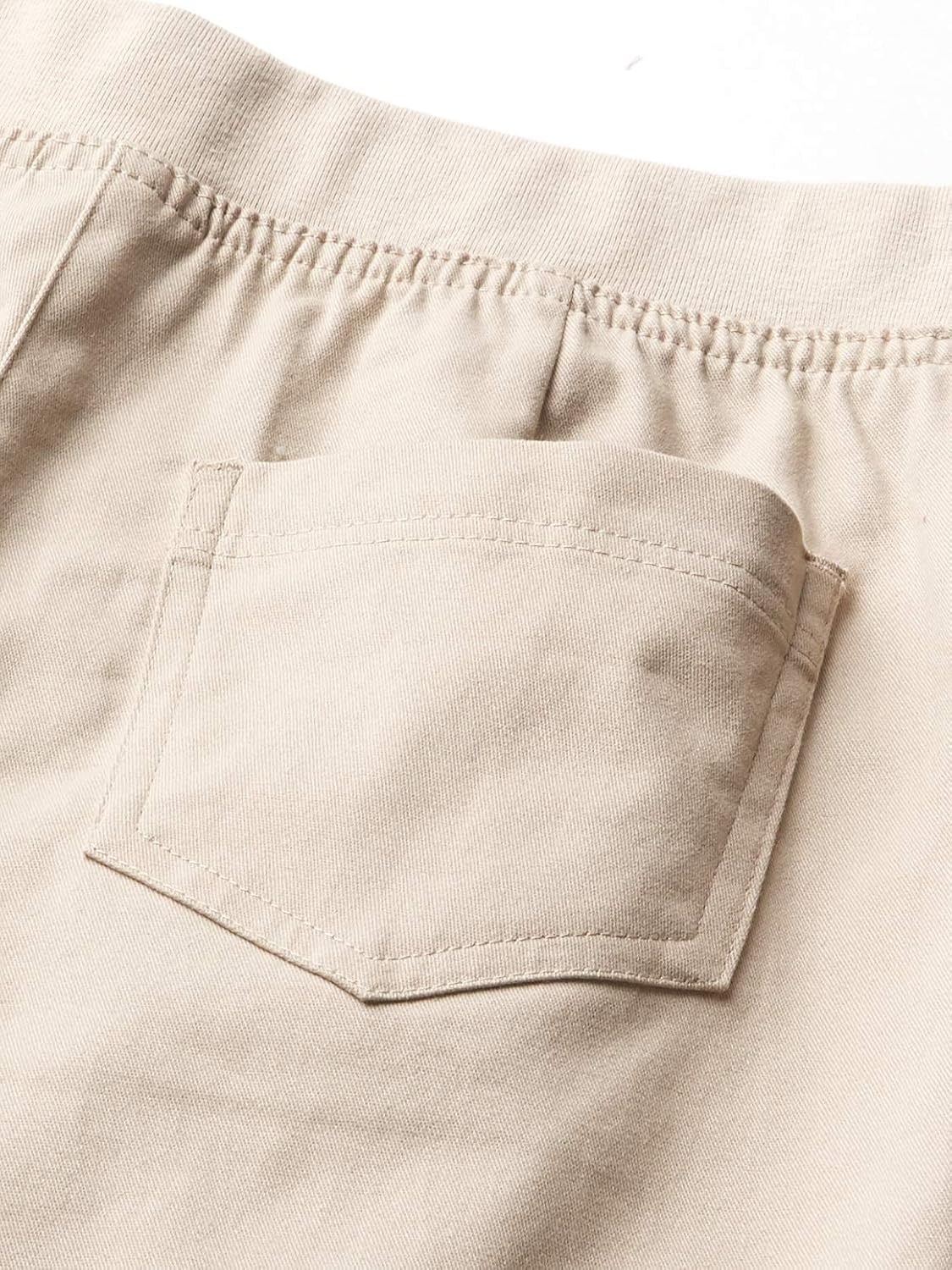 image:imageNautica Girls School Uniform Bermuda Shorts Pullon Fit Stretchy Material Functional PocketsKhaki Pullon