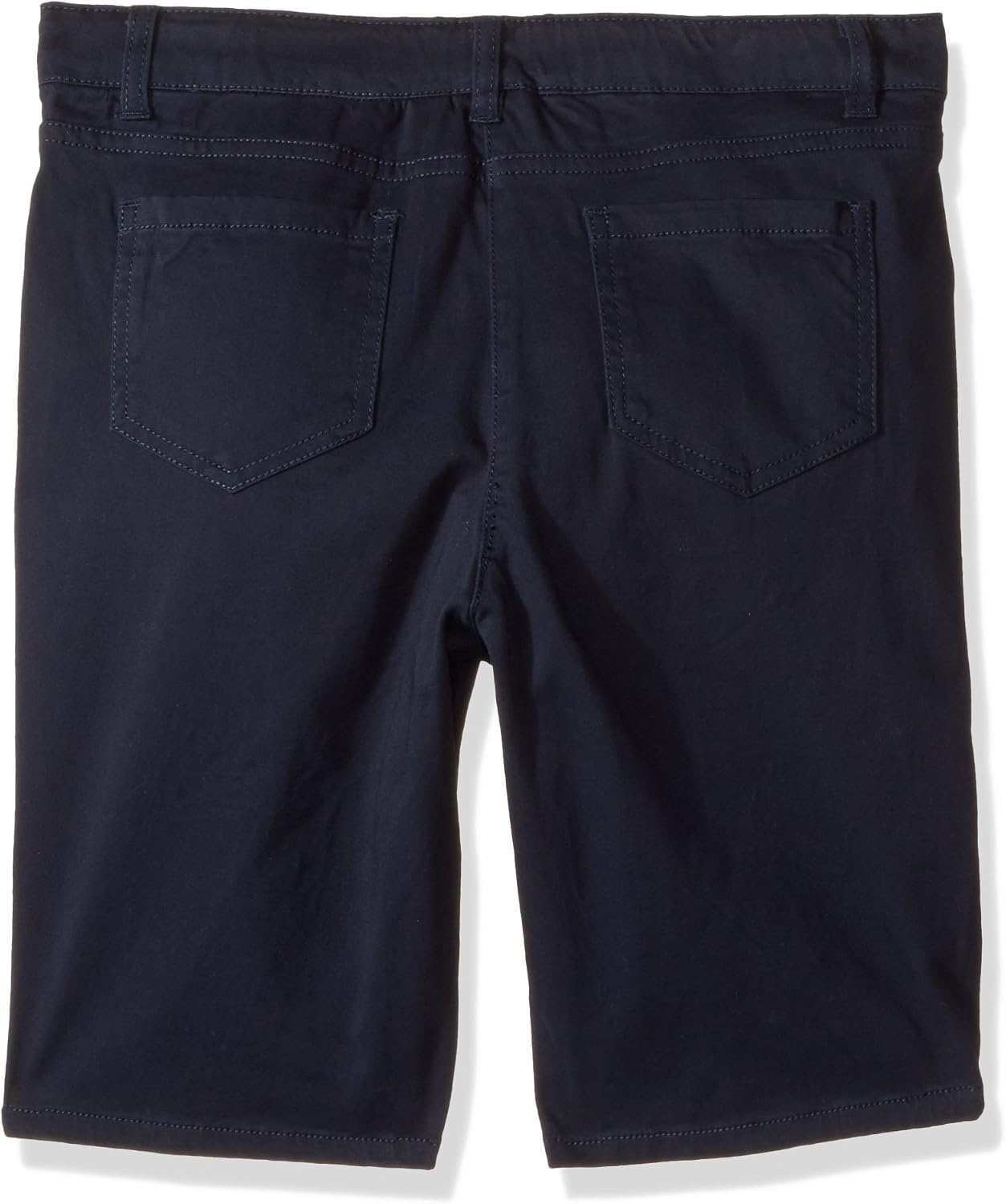 image:imageNautica Girls School Uniform Bermuda Shorts Pullon Fit Stretchy Material Functional PocketsNavySateen