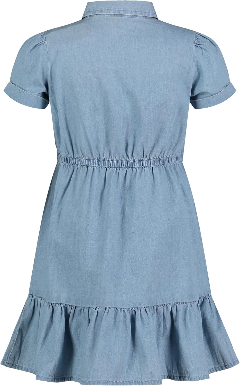 image:imageNautica Girls Short Sleeve Chambray Shirt DressLight Wash Chambray