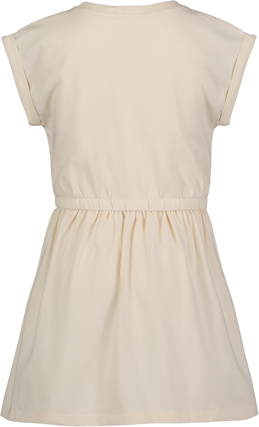image:imageNautica Girls Short Sleeve Jersey Tee Dress with Elastic Cinched Waist Fun Designs amp ColorsWhite Swan Logo