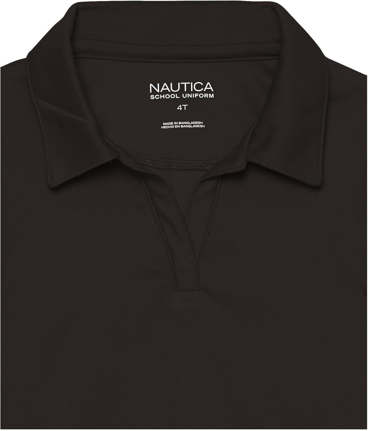 image:imageNautica Girls Short Sleeve Performance PoloBlack