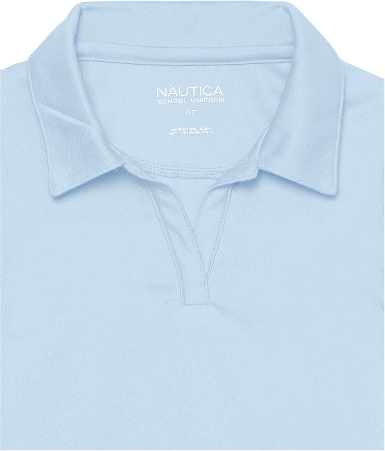 image:imageNautica Girls Short Sleeve Performance PoloLight Blue