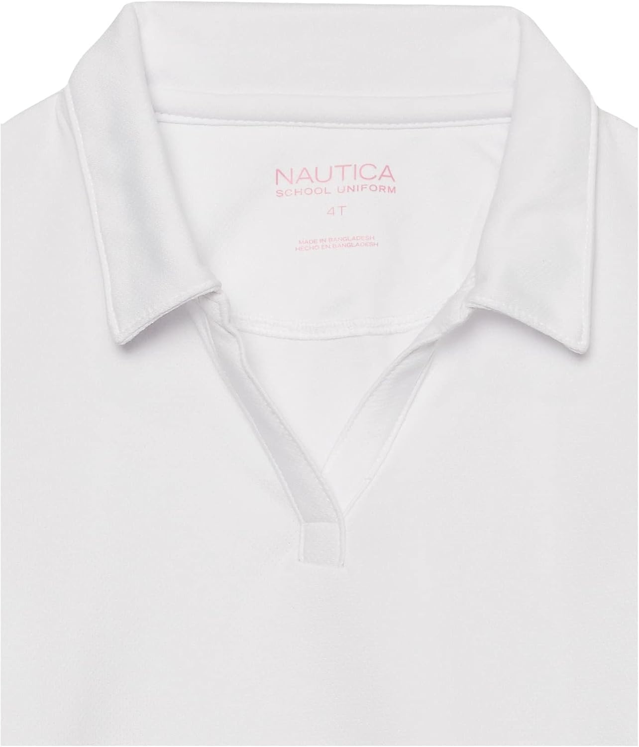 image:imageNautica Girls Short Sleeve Performance PoloWhite