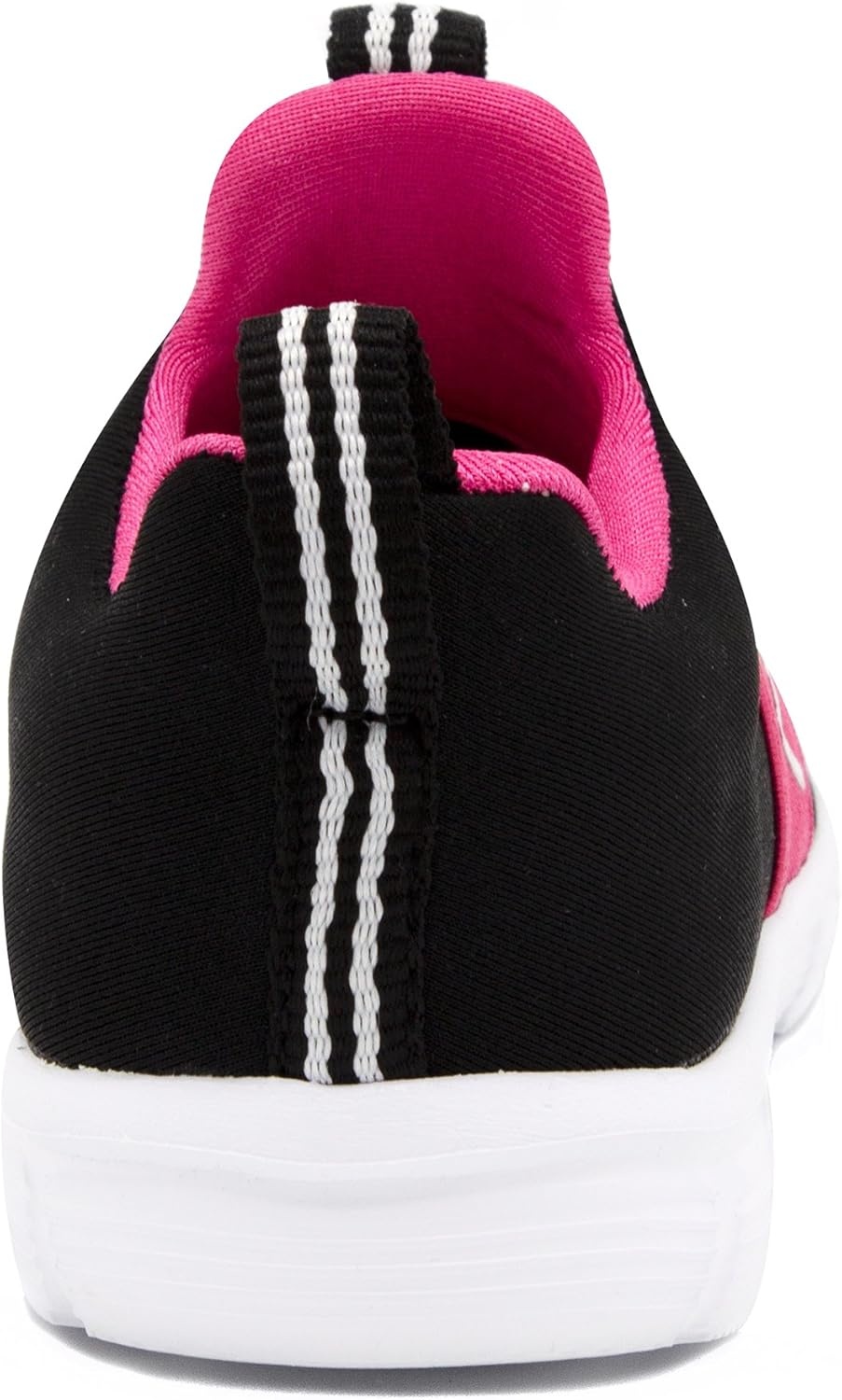 image:imageNautica Girls SlipOn Sneaker Athletic Running Kids Shoe for Walking Running Tennis and Sports ToddlerLittle KidBlackPink