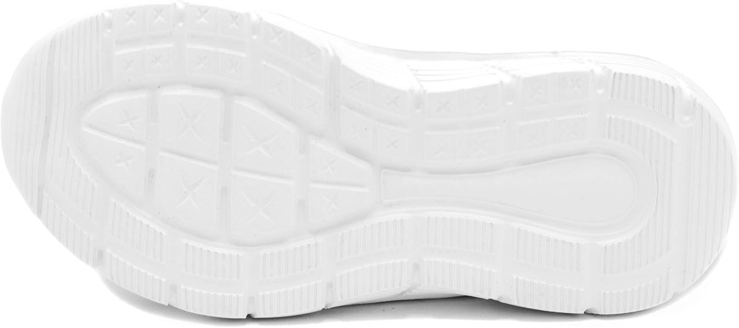 image:imageNautica Girls SlipOn Sneaker Athletic Running Kids Shoe for Walking Running Tennis and Sports ToddlerLittle KidBlackPink