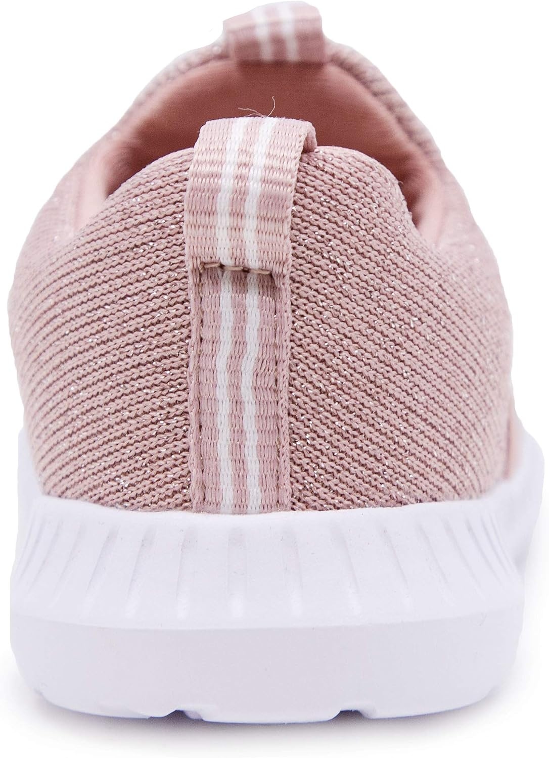 image:imageNautica Girls SlipOn Sneaker Athletic Running Kids Shoe for Walking Running Tennis and Sports ToddlerLittle KidMauve Sparkle