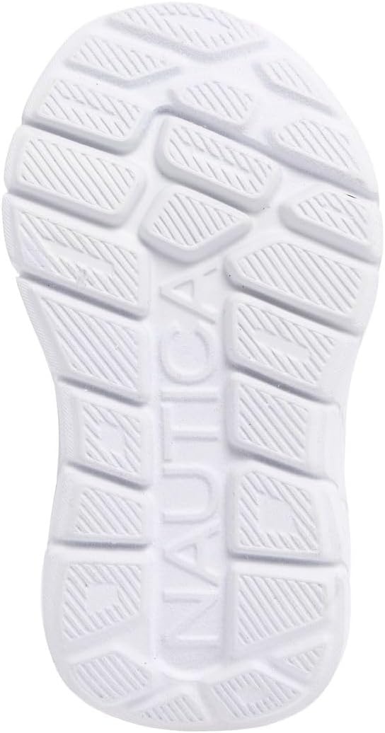 image:imageNautica Girls SlipOn Sneaker Athletic Running Kids Shoe for Walking Running Tennis and Sports ToddlerLittle KidPink Black Silver