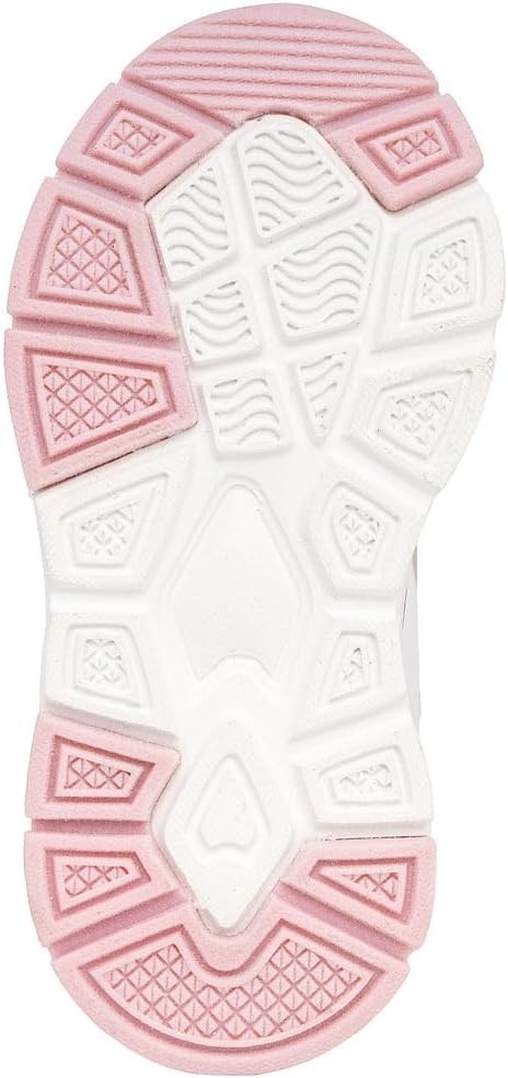 image:imageNautica Girls Toddler Bungee Sneakers Athletic Walking Shoes for Play and Everyday Wear Comfortable Casual FootwearWhite Gold Pink