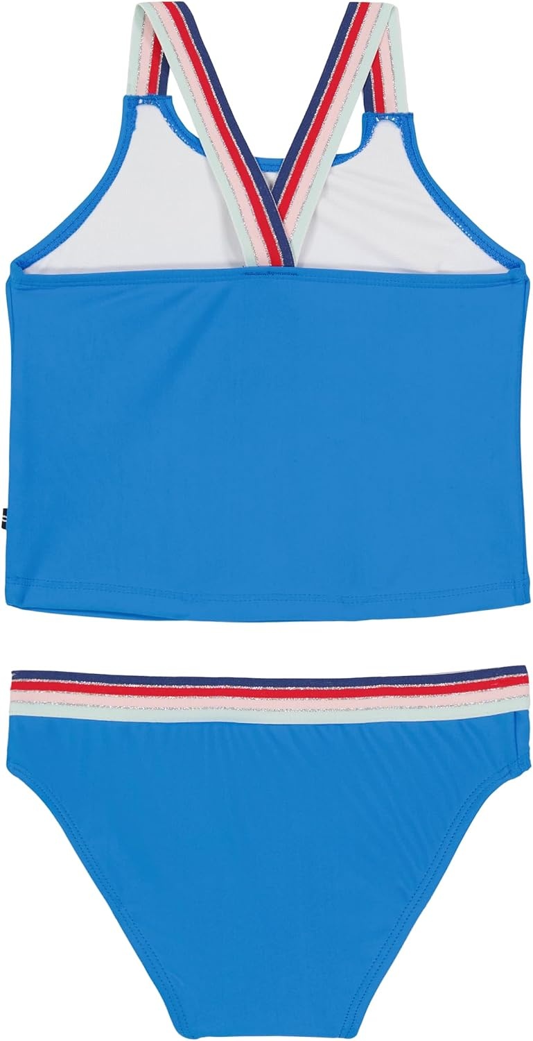 image:imageNautica Girls TwoPiece Bikini Swimsuit Set UPF 50 Sun Protection QuickDry Bathing SuitFrench Blue