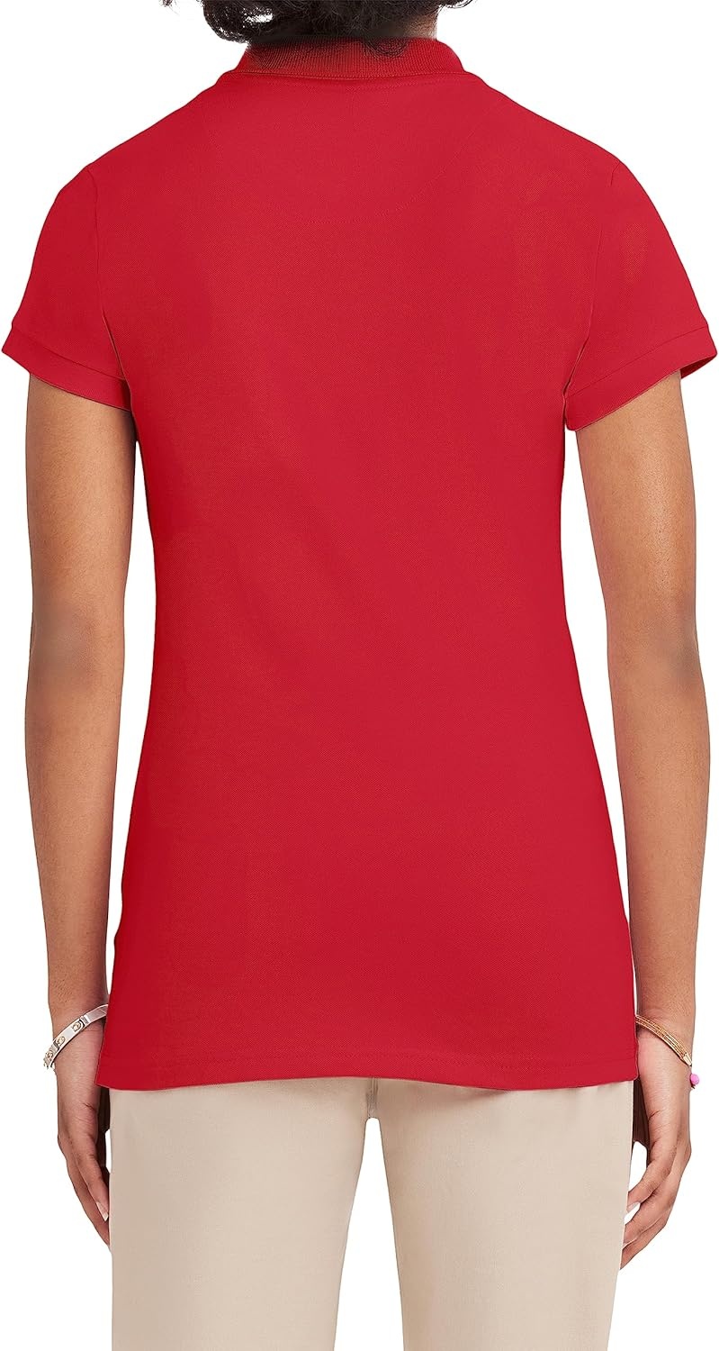 image:imageNautica Juniors Uniform Short Sleeve Pique PoloNautica Red