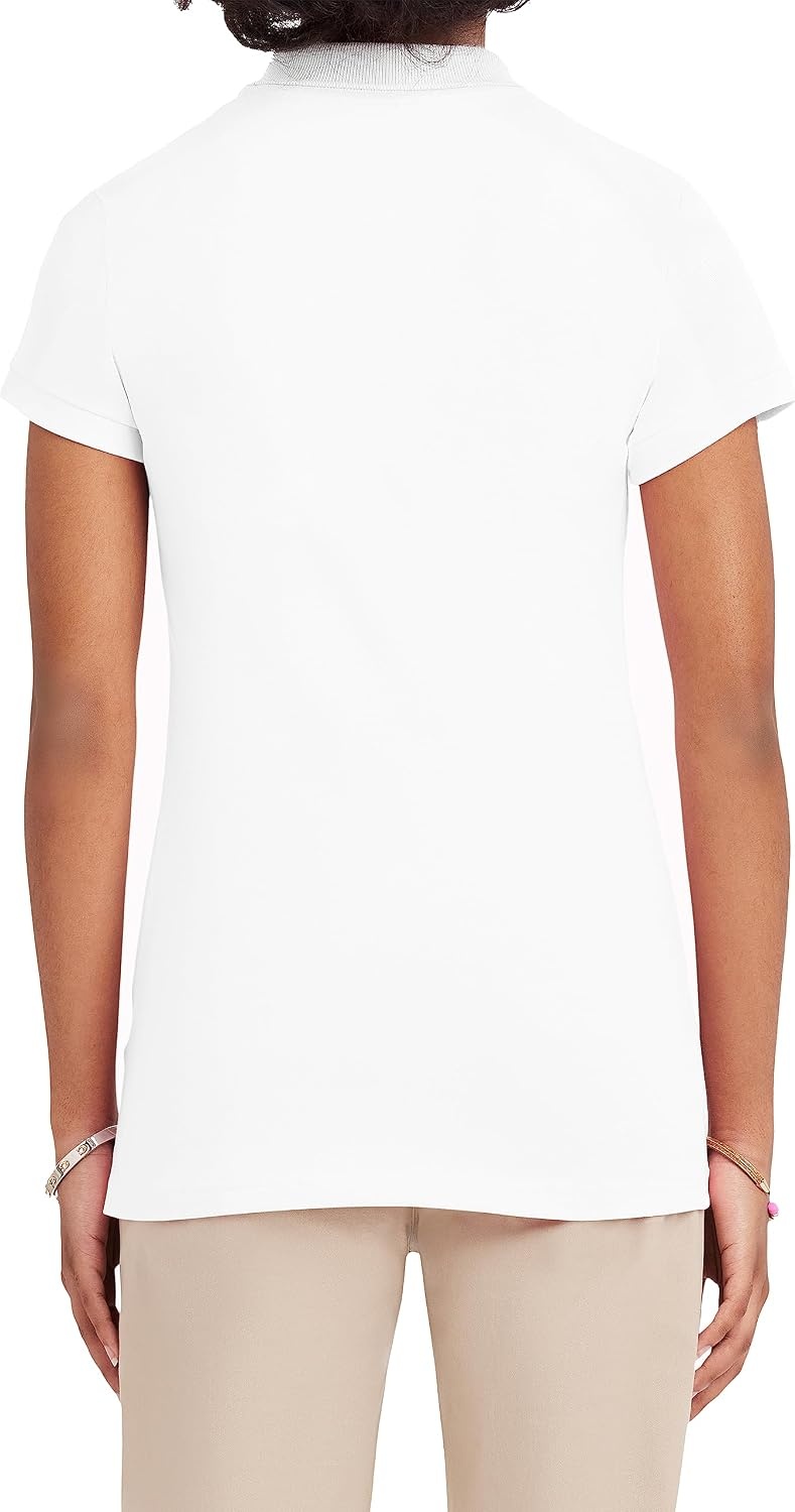 image:imageNautica Juniors Uniform Short Sleeve Pique PoloNautica White