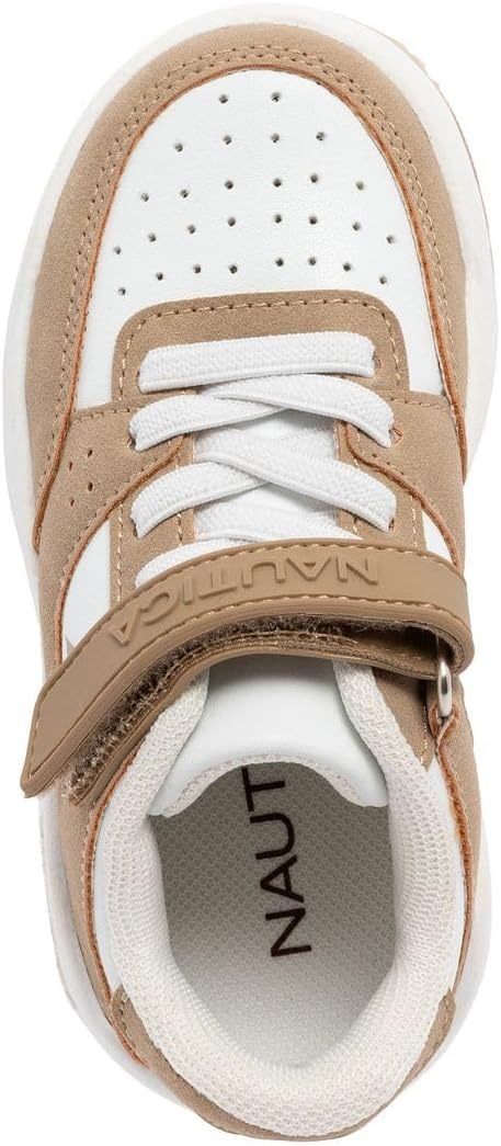 image:imageNautica Kids Adjustable Strap Shoes Comfortable Casual Sneakers for Boys and Girls Toddlers amp Little KidsKhaki Multihuntley
