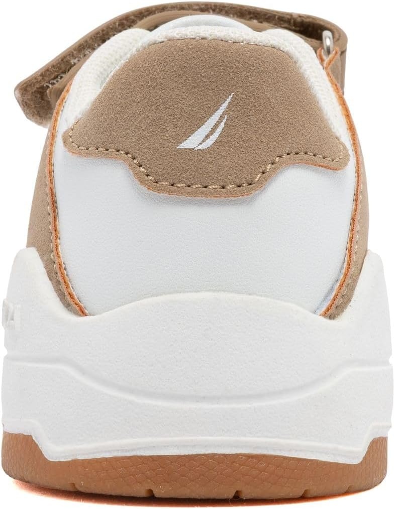 image:imageNautica Kids Adjustable Strap Shoes Comfortable Casual Sneakers for Boys and Girls Toddlers amp Little KidsKhaki Multihuntley
