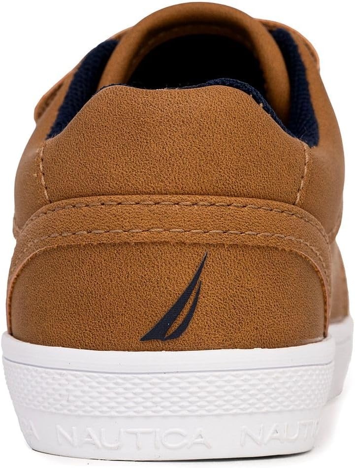image:imageNautica Kids Adjustable Strap Shoes Comfortable Casual Sneakers for Boys and Girls Toddlers amp Little KidsLight Tan