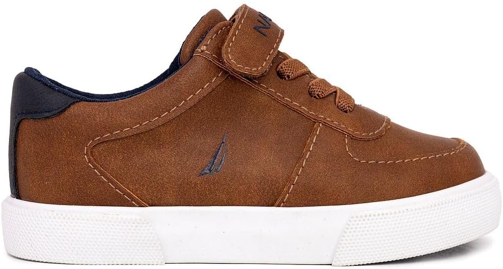 image:imageNautica Kids Adjustable Strap Shoes Comfortable Casual Sneakers for Boys and Girls Toddlers amp Little KidsTan