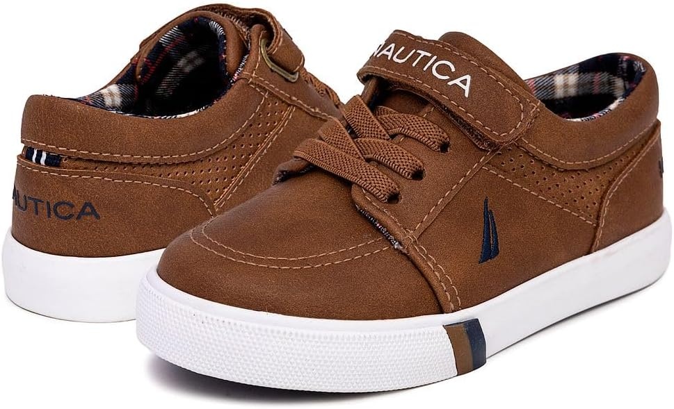 image:imageNautica Kids Adjustable Strap Shoes Comfortable Casual Sneakers for Boys and Girls Toddlers amp Little KidsTanberrian