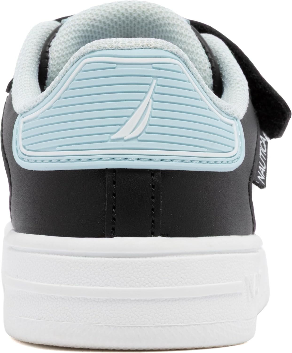 image:imageNautica Kids Adjustable Strap Shoes Comfortable Casual Sneakers for Boys and Girls Toddlers amp Little KidsWhite Black Blue