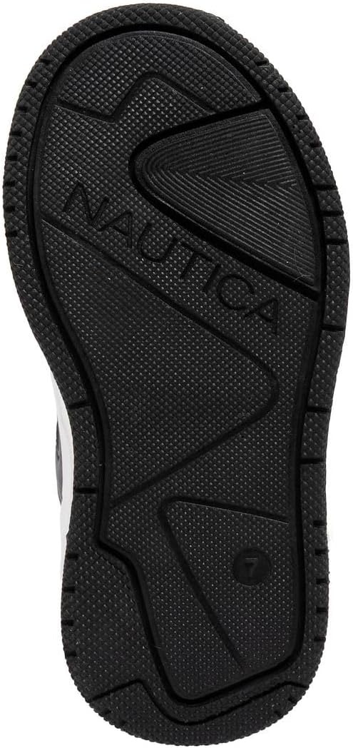 image:imageNautica Kids Adjustable Strap Shoes Comfortable Casual Sneakers for Boys and Girls Toddlers amp Little KidsWhite Black Grey