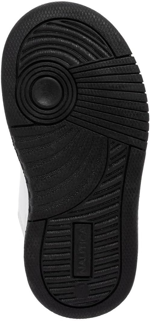 image:imageNautica Kids Adjustable Strap Shoes Comfortable Casual Sneakers for Boys and Girls Toddlers amp Little KidsWhite Black Red