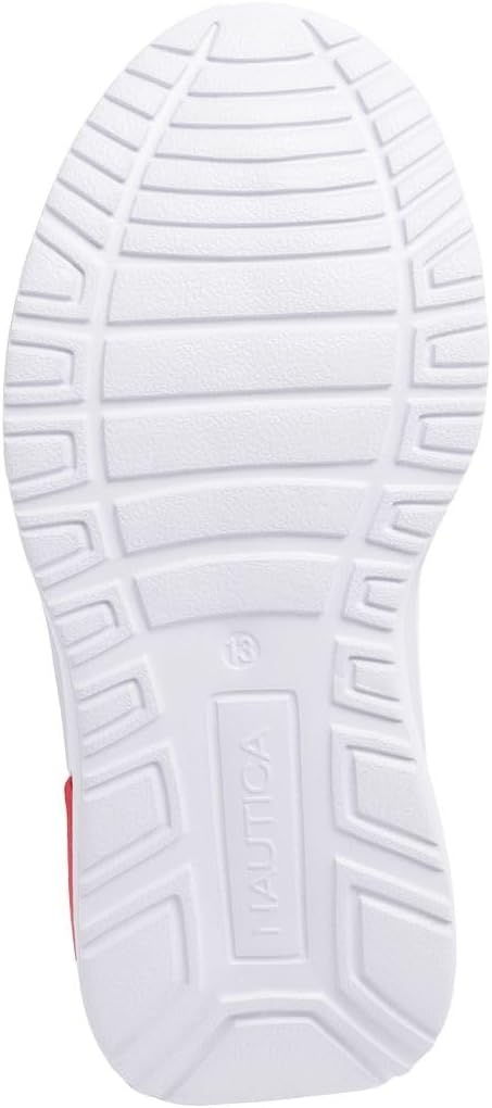 image:imageNautica Kids Athletic SlipOn Sneakers Comfortable Bungee Running Shoes for Boys and Girls Stylish and Supportive Footwear for Active Kids Big KidLittle KidToddlerNavy Redmolded 2