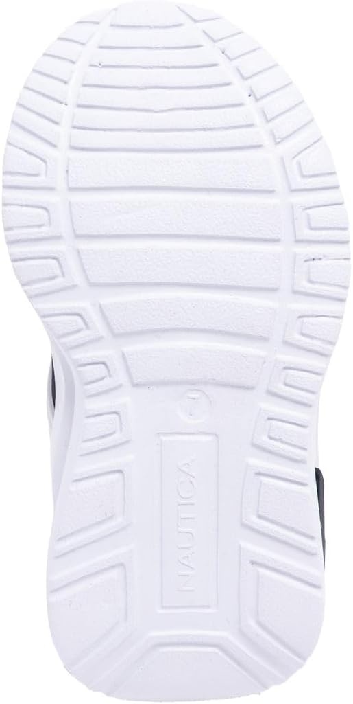 image:imageNautica Kids Athletic SlipOn Sneakers Comfortable Bungee Running Shoes for Boys and Girls Stylish and Supportive Footwear for Active Kids Big KidLittle KidToddlerNavy Whitemavven