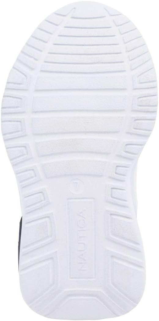 image:imageNautica Kids Athletic SlipOn Sneakers Comfortable Bungee Running Shoes for Boys and Girls Stylish and Supportive Footwear for Active Kids Big KidLittle KidToddlerNavy Redmolded