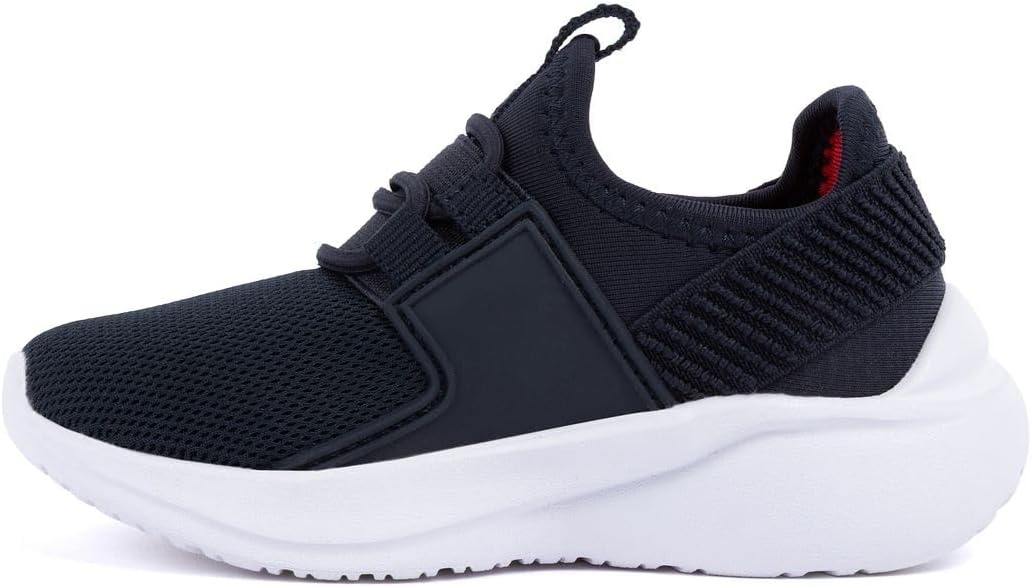 image:imageNautica Kids Athletic SlipOn Sneakers Comfortable Bungee Running Shoes for Boys and Girls Stylish and Supportive Footwear for Active Kids Big KidLittle KidToddlerNavy Redmolded
