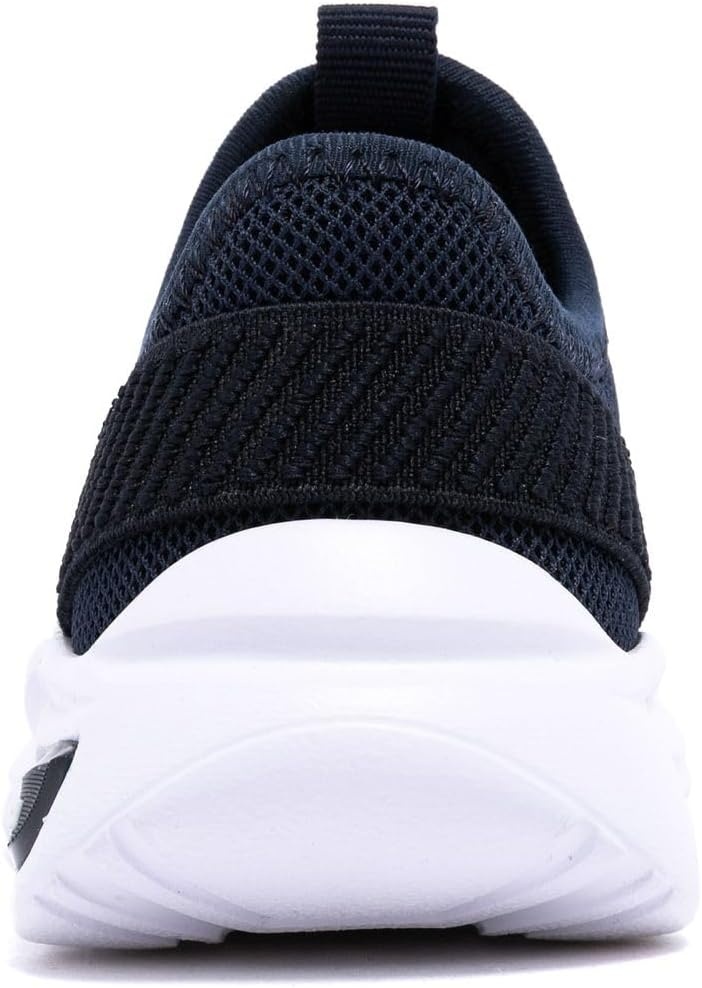 image:imageNautica Kids Athletic SlipOn Sneakers Comfortable Bungee Running Shoes for Boys and Girls Stylish and Supportive Footwear for Active Kids Big KidLittle KidToddlerNavy Whitemavven
