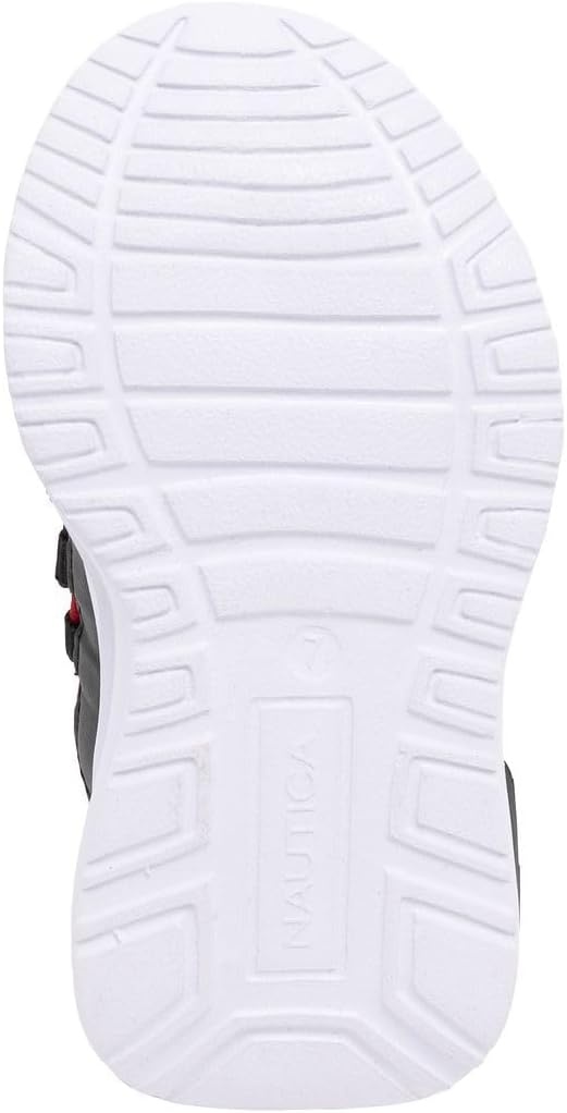 image:imageNautica Kids Athletic SlipOn Sneakers Comfortable Bungee Running Shoes for Boys and Girls Stylish and Supportive Footwear for Active Kids Big KidLittle KidToddlerBlack Redshay