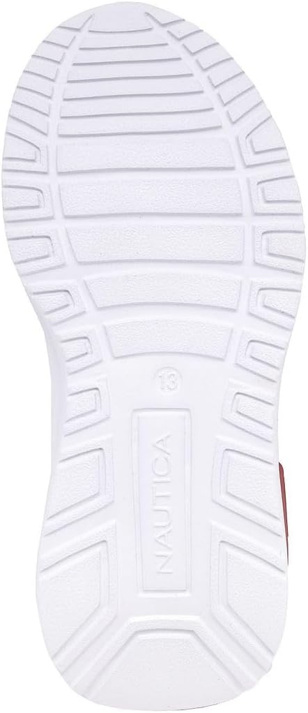 image:imageNautica Kids Athletic SlipOn Sneakers Comfortable Bungee Running Shoes for Boys and Girls Stylish and Supportive Footwear for Active Kids Big KidLittle KidToddlerWhite Multimolded