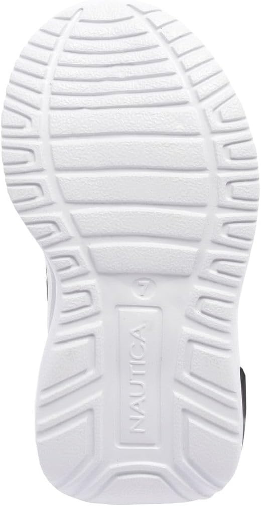 image:imageNautica Kids Athletic SlipOn Sneakers Comfortable Bungee Running Shoes for Boys and Girls Stylish and Supportive Footwear for Active Kids Big KidLittle KidToddlerBlack White Grey