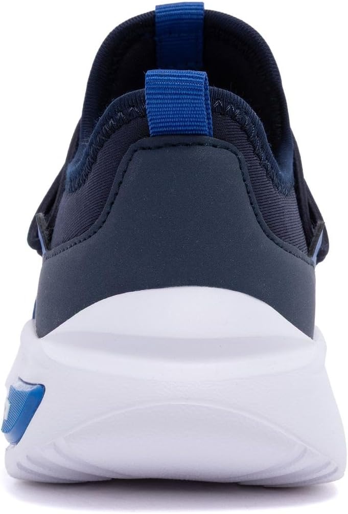 image:imageNautica Kids Athletic SlipOn Sneakers Comfortable Bungee Running Shoes for Boys and Girls Stylish and Supportive Footwear for Active Kids Big KidLittle KidToddlerNavy Cobaltsummr