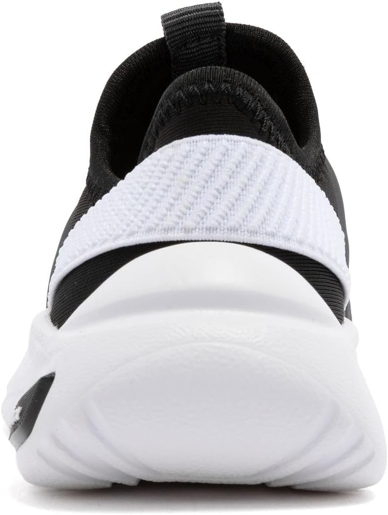 image:imageNautica Kids Athletic SlipOn Sneakers Comfortable Bungee Running Shoes for Boys and Girls Stylish and Supportive Footwear for Active Kids Big KidLittle KidToddlerBlack White Grey