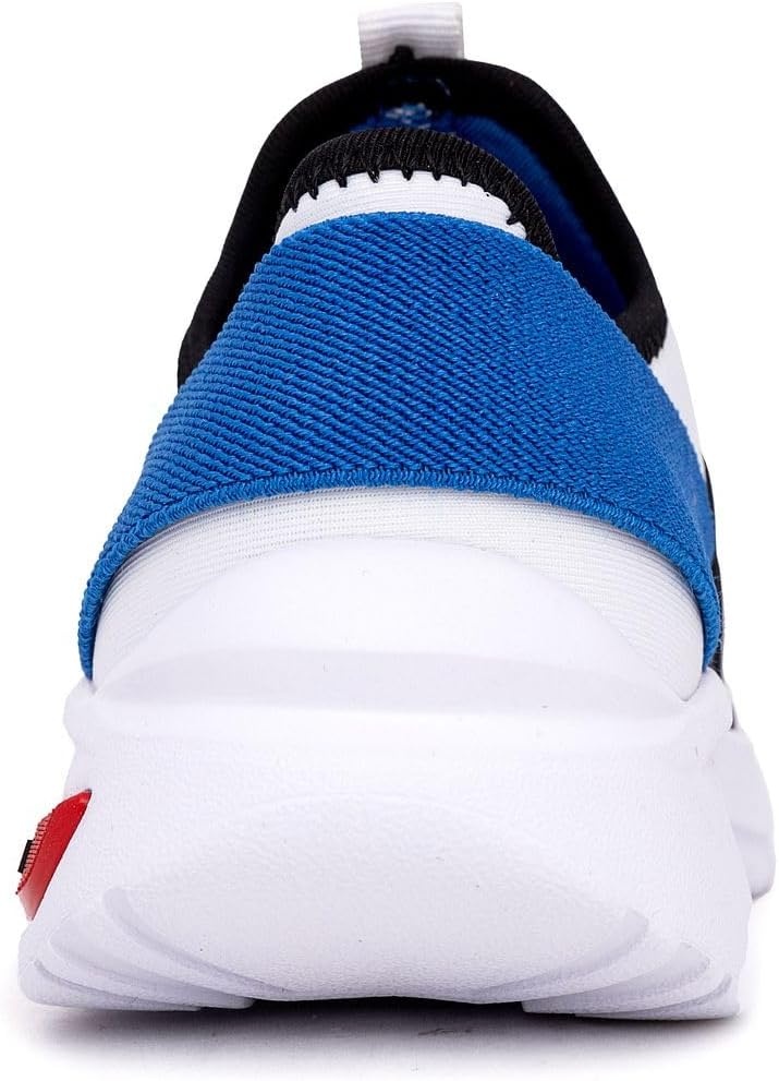 image:imageNautica Kids Athletic SlipOn Sneakers Comfortable Bungee Running Shoes for Boys and Girls Stylish and Supportive Footwear for Active Kids Big KidLittle KidToddlerWhite Multimolded
