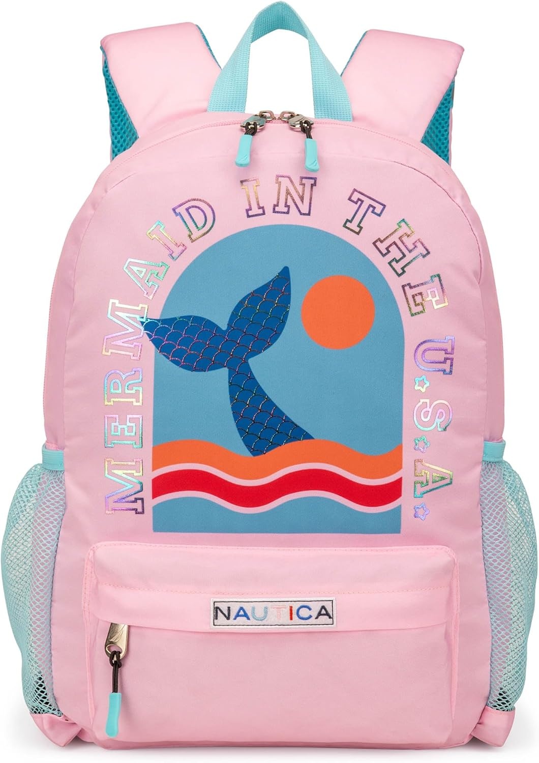 image:imageNautica Kids Backpack for School Kindergarten Elementary Kids Backpack 16 Tall Mermaid TailMermaid Tail
