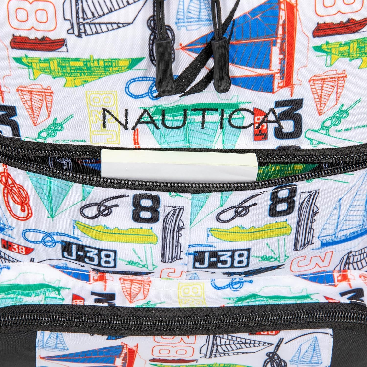 image:imageNautica Kids Backpack for School Kindergarten Elementary Kids Backpack 16 Tall Mermaid TailSailboats