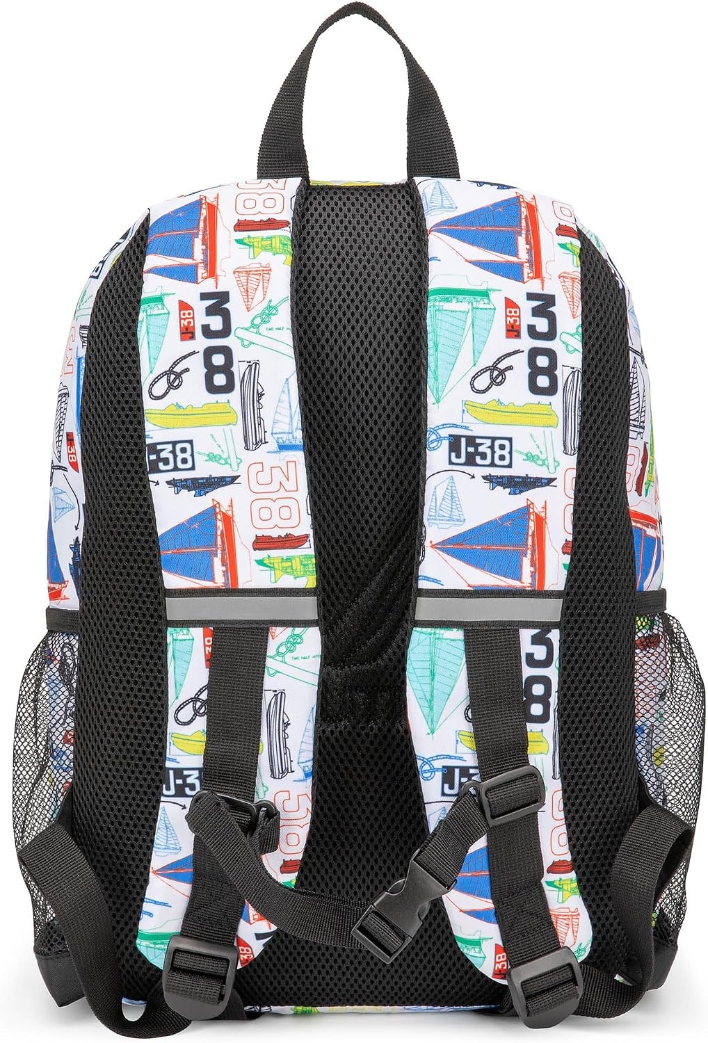 image:imageNautica Kids Backpack for School Kindergarten Elementary Kids Backpack 16 Tall Mermaid TailSailboats
