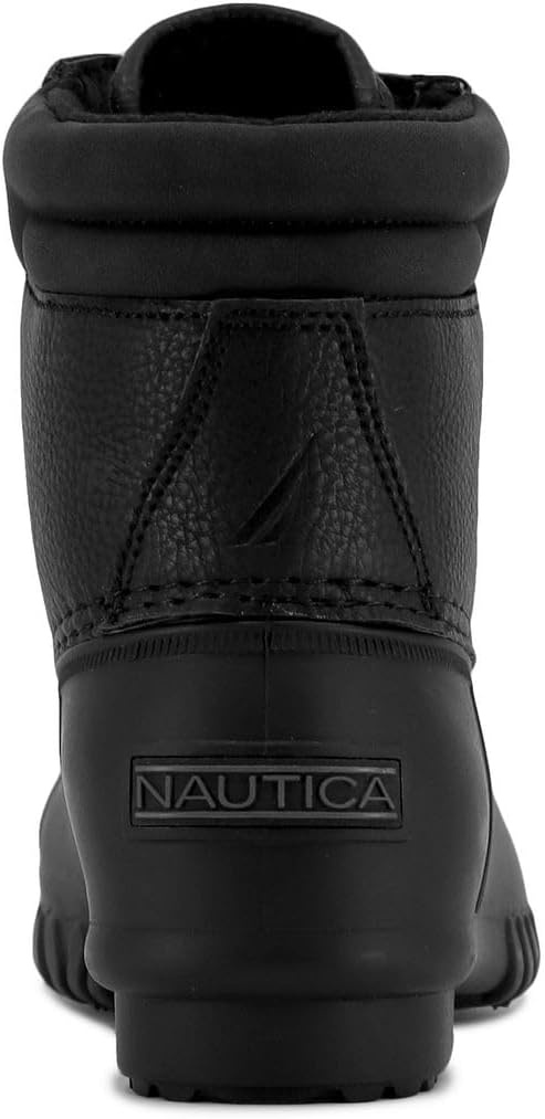 image:imageNautica Kids Boys amp Girls Duck Boots Kids Waterproof Rain Snow Boots Insulated Winter Boots ToddlerLittleBig KidBlackchanning