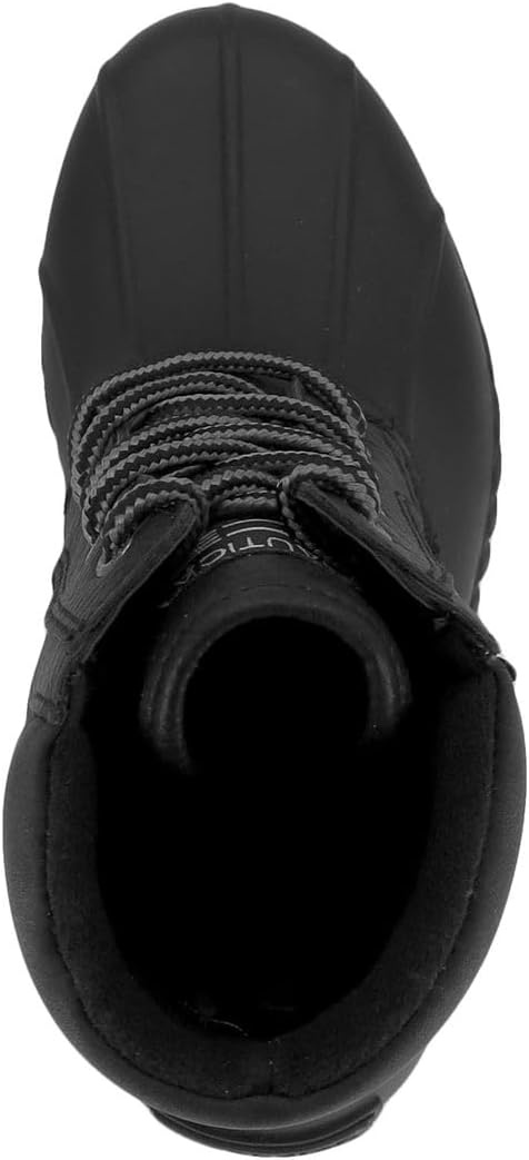 image:imageNautica Kids Boys amp Girls Duck Boots Kids Waterproof Rain Snow Boots Insulated Winter Boots ToddlerLittleBig KidBlackchanning
