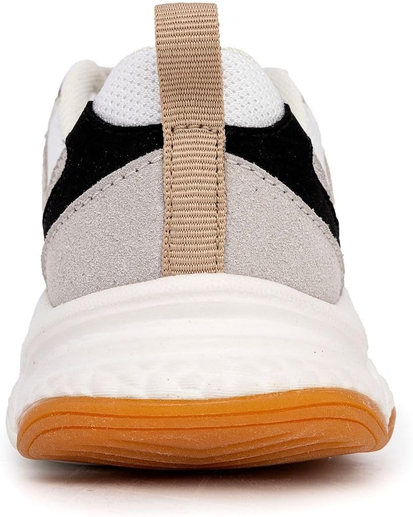 image:imageNautica Kids Boys amp Girls LaceUp Sneakers Athletic Shoes for Running amp Walking with Cushioned Insole and Comfortable Fit for Big and Little KidsBone Black Goldjalbis
