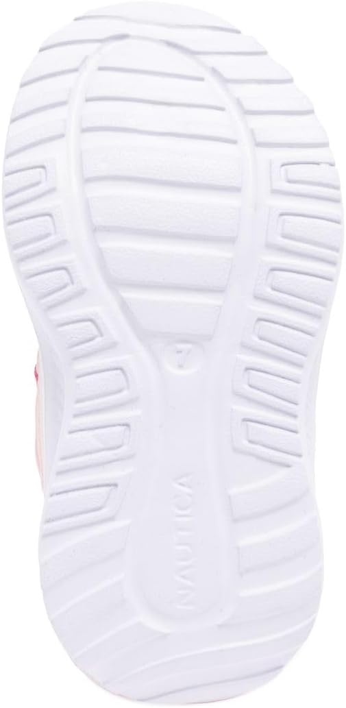 image:imageNautica Kids Boys and Girls Athletic SlipOn Sneakers Lightweight Bungee Running Shoes for Toddler Little Kid and Big KidPink Pink