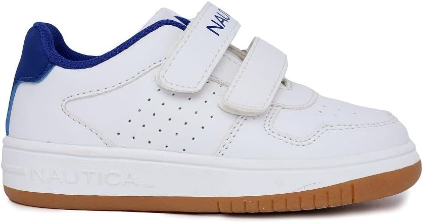 image:imageNautica Kids Double Strap Athletic SneakersWhite Colbaltstafford